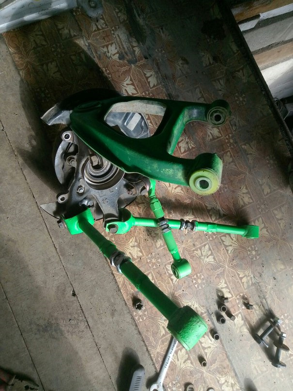 Регулируемые рычаги — Toyota Mark II (90), 3 л, 1994 года | своими ...