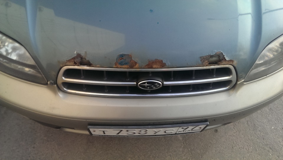 Капот / замена на капот от B4 — Subaru Outback (BH), 2,5 л, 2000 года ...