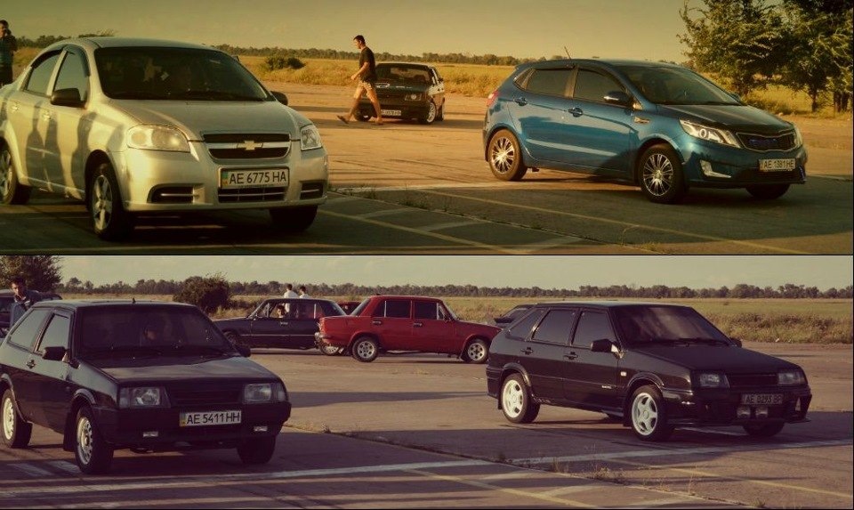 K.R drag-racing