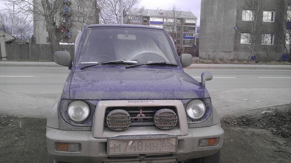 Перевозка утеплителя негабарит — Mitsubishi Pajero Junior, 1,1 л, 1998 ...