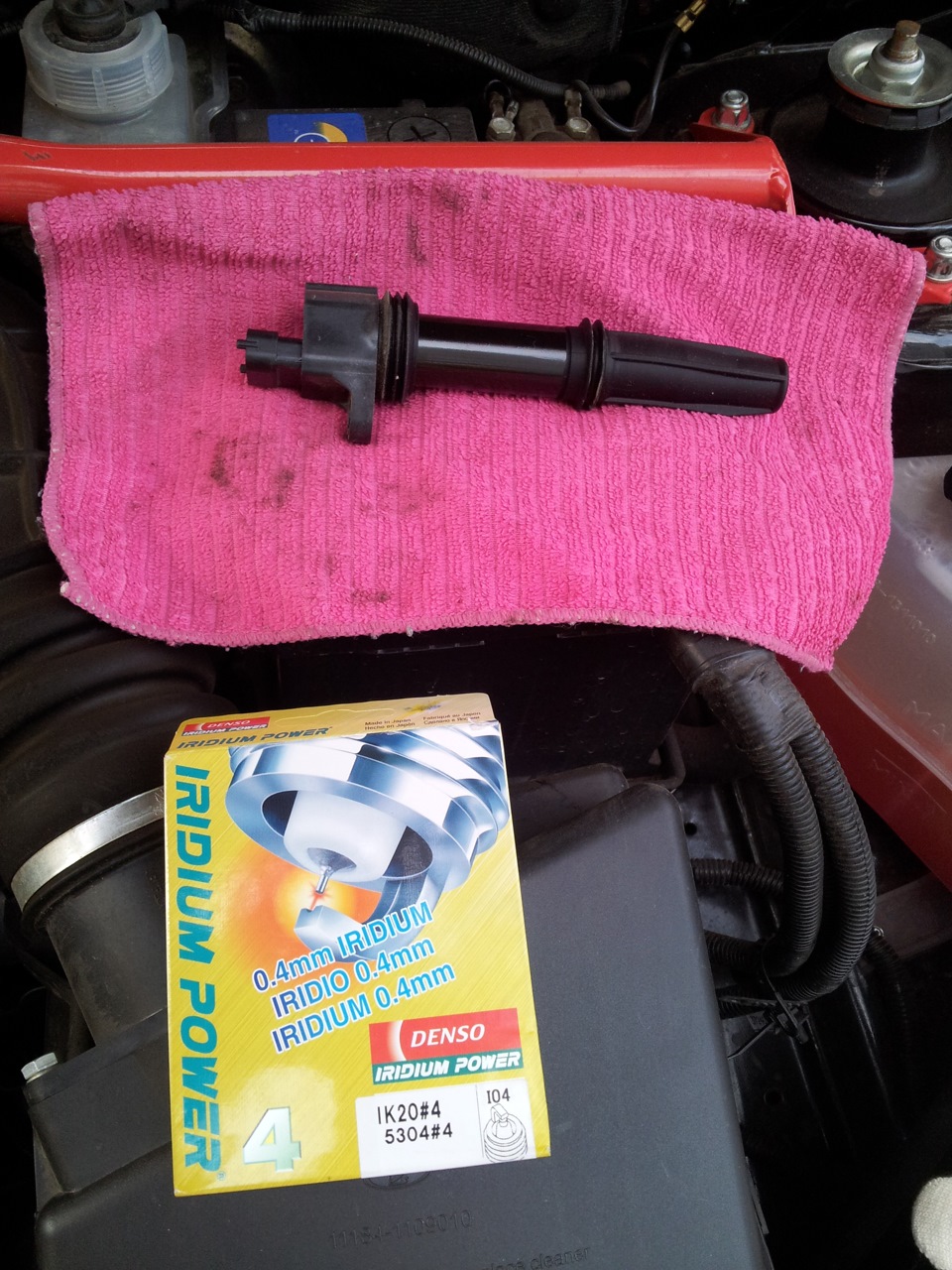 Замена свечей зажигания на DENSO Iridium Power — Lada Калина Спорт, 1,6 ...