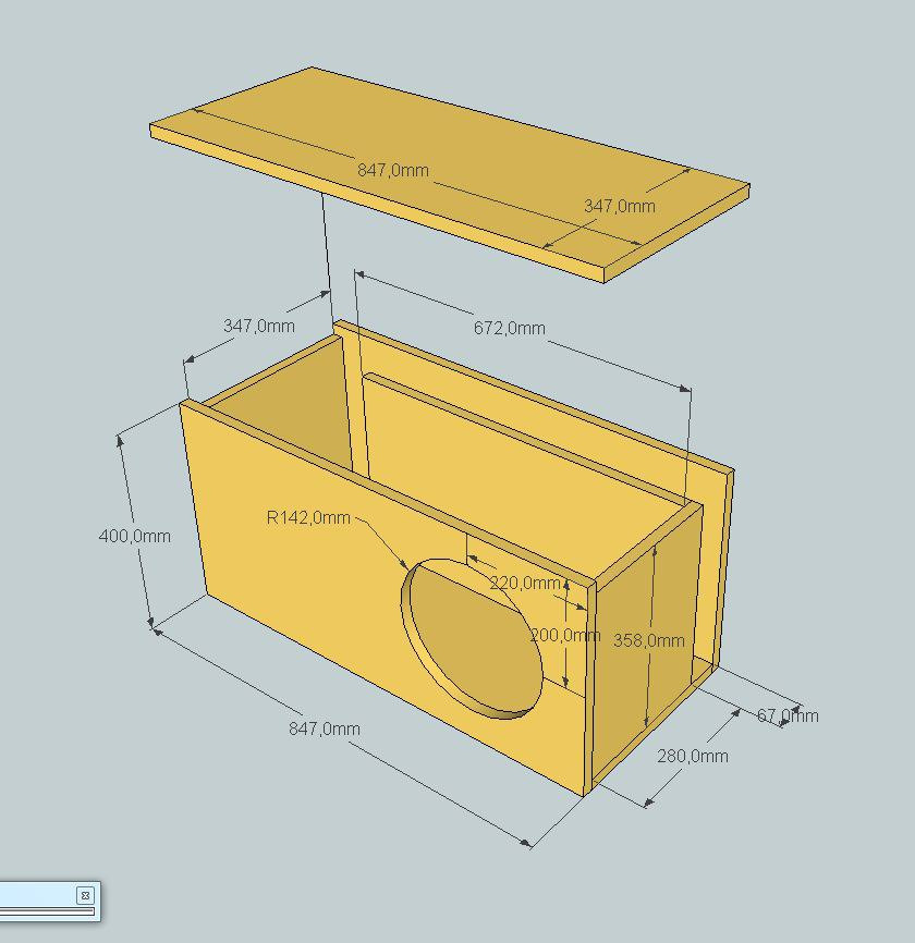 Расчет короба для двух сабвуферов