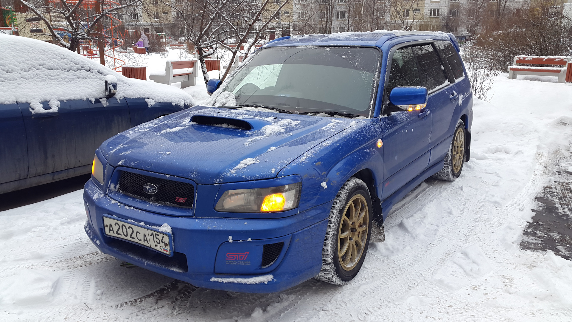 Моргает eco на subaru forester sg5