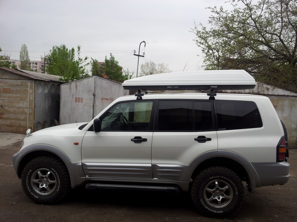 Капсула на Крышу — Mitsubishi Pajero (3G), 3 л, 2002 года | тюнинг | DRIVE2