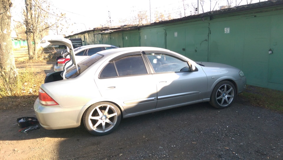 Занижение nissan almera n16