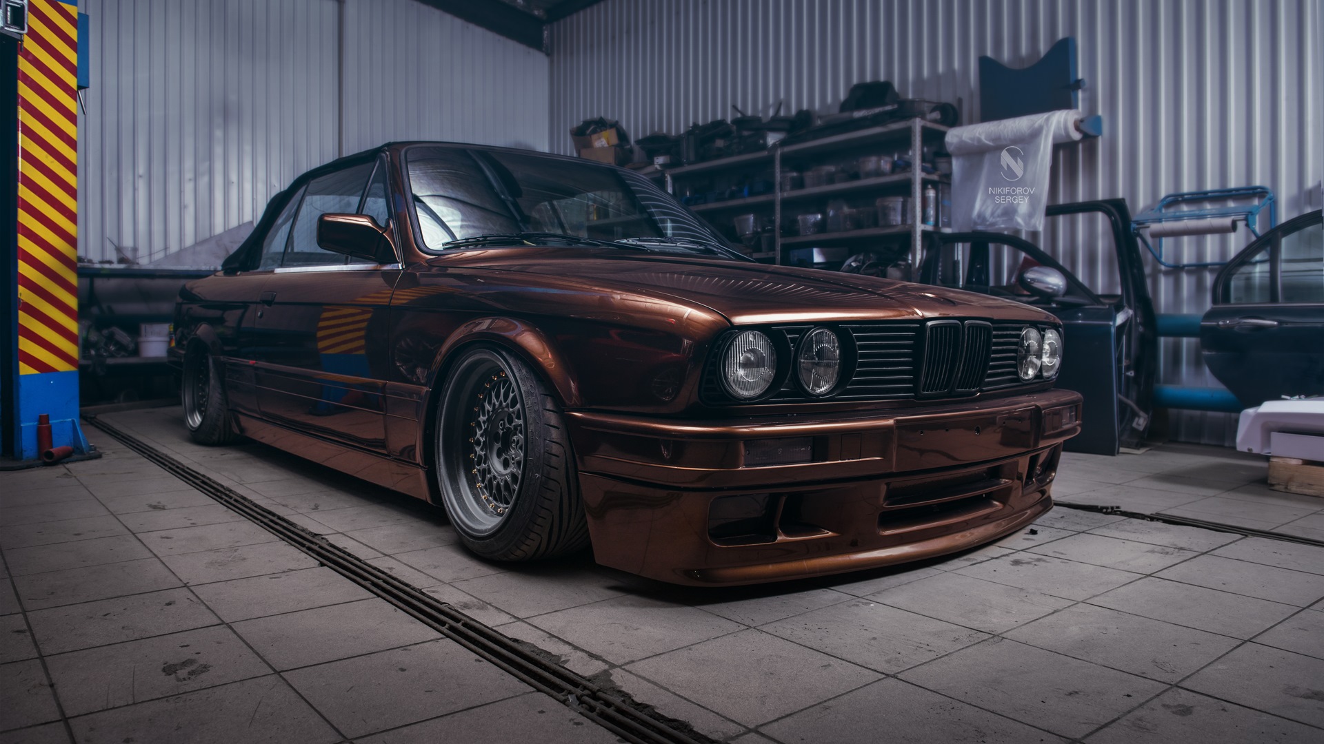 BMW e30 кабриолет Горький шоколад