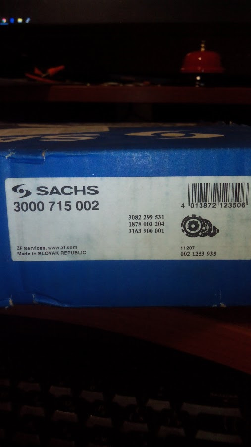 3000715002 Сцепление, комплект для SAAB SACHS | Запчасти на DRIVE2