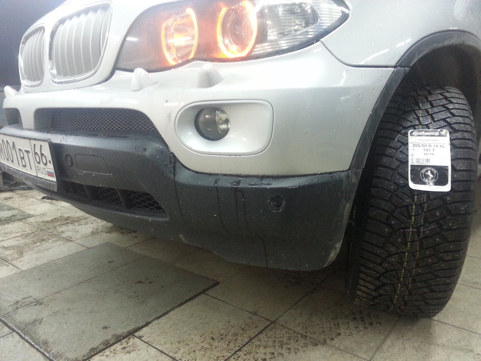 Наконец-то снег!Переобулись на зиму ! — BMW X5 (E53), 3 л, 2005 года ...