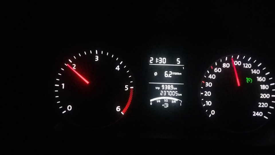 Расход топлива по трасе — Volkswagen Transporter T5, 2 л, 2010 года ...