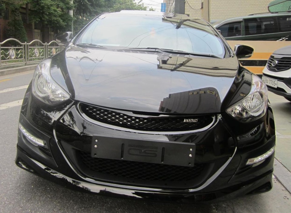 Новые решетки радиатора. — Hyundai Elantra (5G), 1,6 л, 2013 года ...