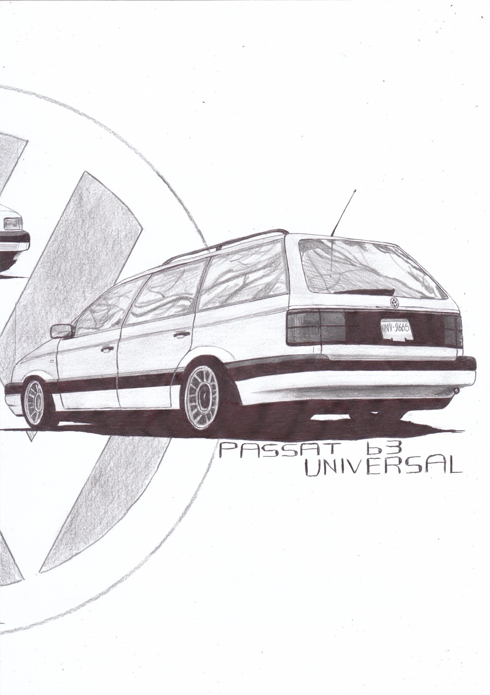 Volkswagen passat b3 Universal(формат А3) — DRIVE2