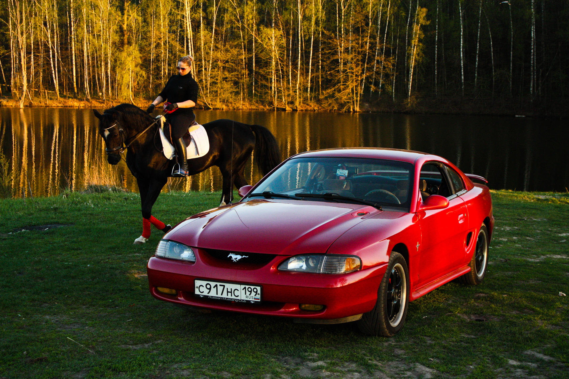 Добавим лошадей. — Ford Mustang (4G), 3,8 л, 1995 года | фотография | DRIVE2