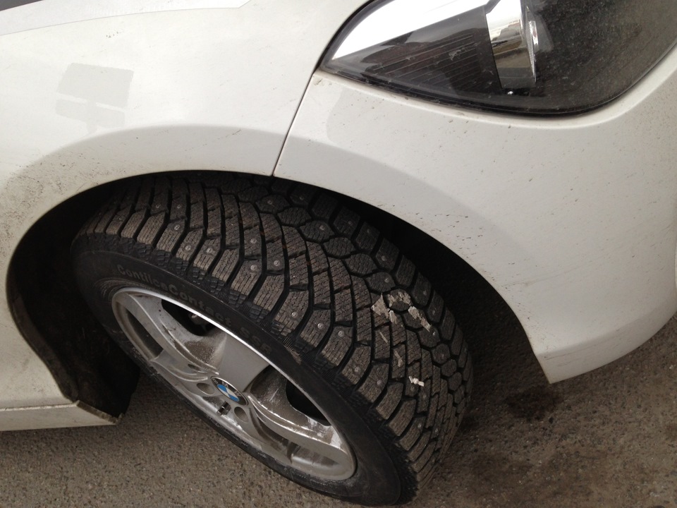 Зима, или прощай комфорт) — BMW 1 series (F20), 1,6 л, 2013 года | шины ...