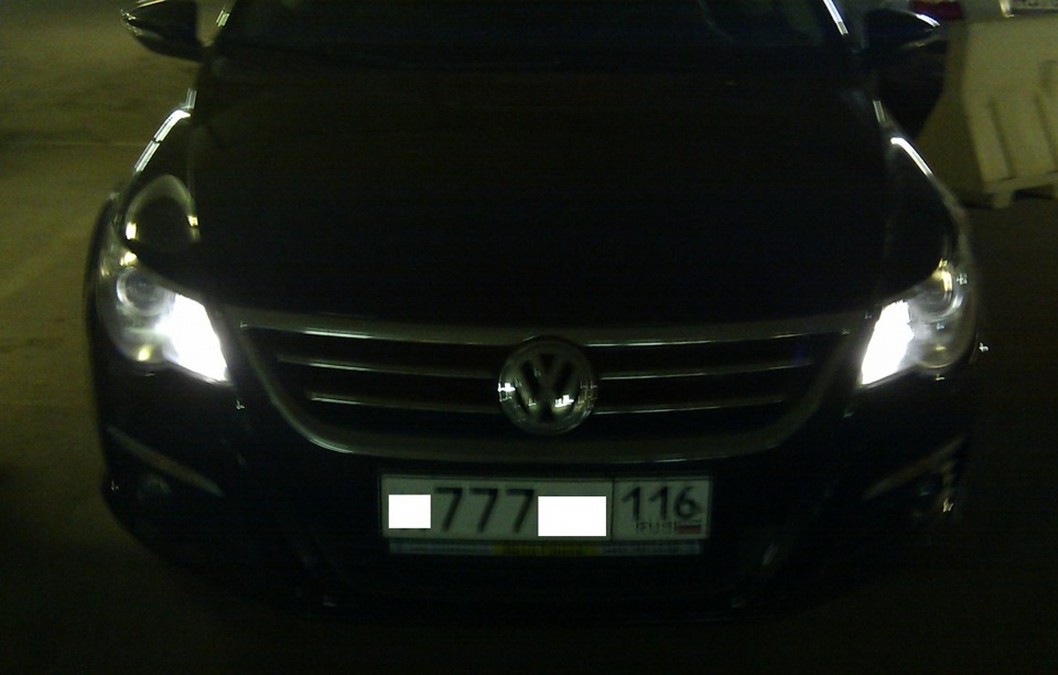 Светодиодные лампочки в габариты. — Volkswagen Passat CC, 1,8 л, 2011 ...