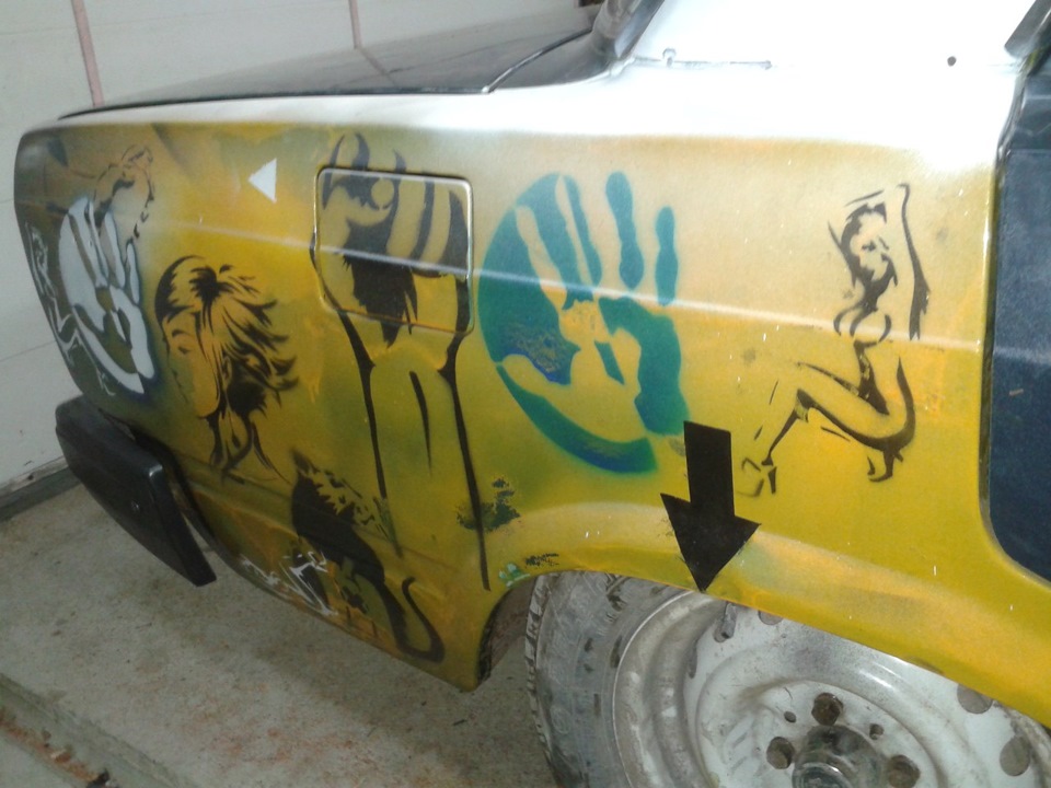 Изменение крыла ) — Lada 21073, 1,5 л, 1996 года | стайлинг | DRIVE2