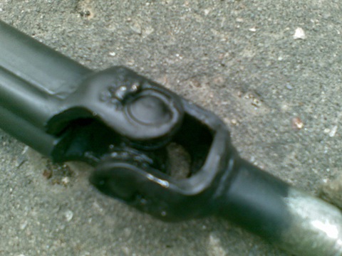 Another replacement of the crosspiece in the steering universal joint - Toyota Carina 15 liter 1997