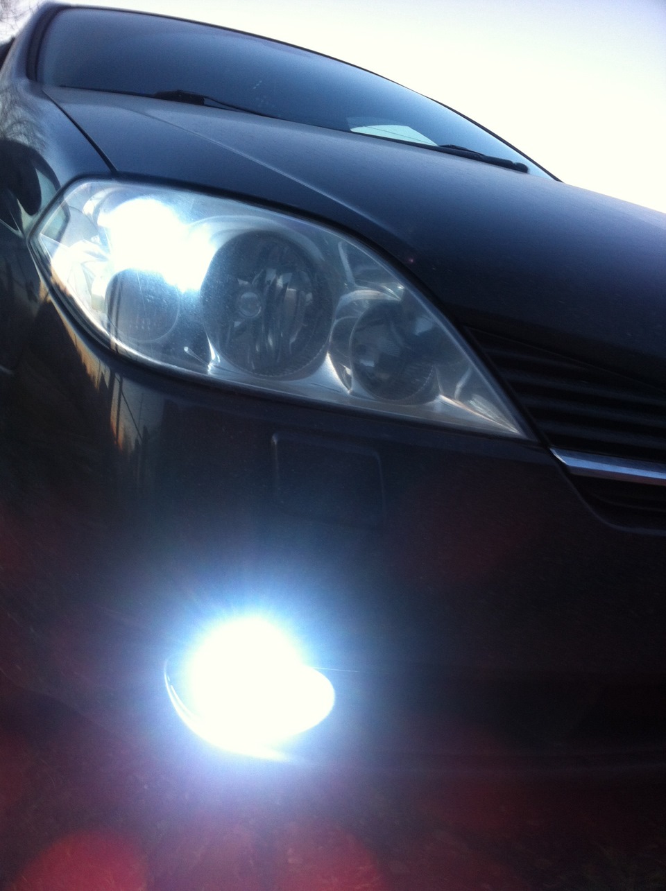 Ксенон и габариты — Nissan Primera (P12), 1,6 л, 2006 года | другое ...