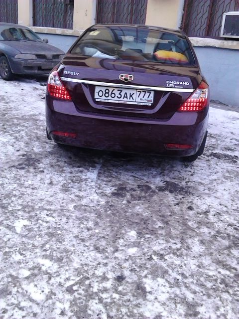 Фото в бортжурнале Geely Emgrand EC7 FE-1