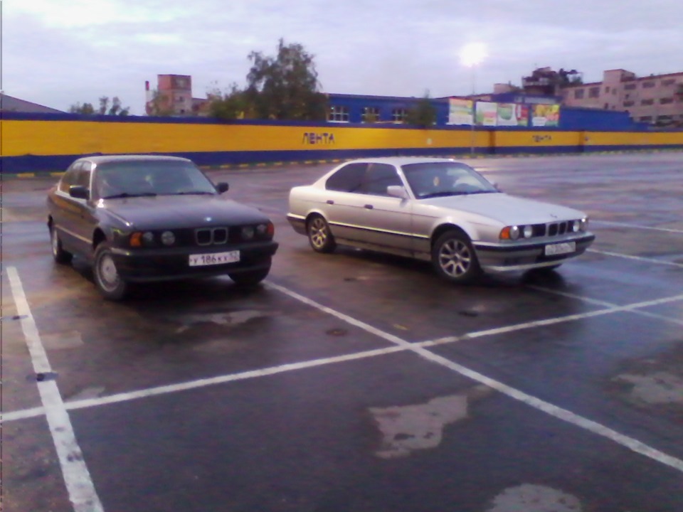 Встреча и запчасти для противотуманок. — BMW 5 series (E34), 2 л, 1990 ...