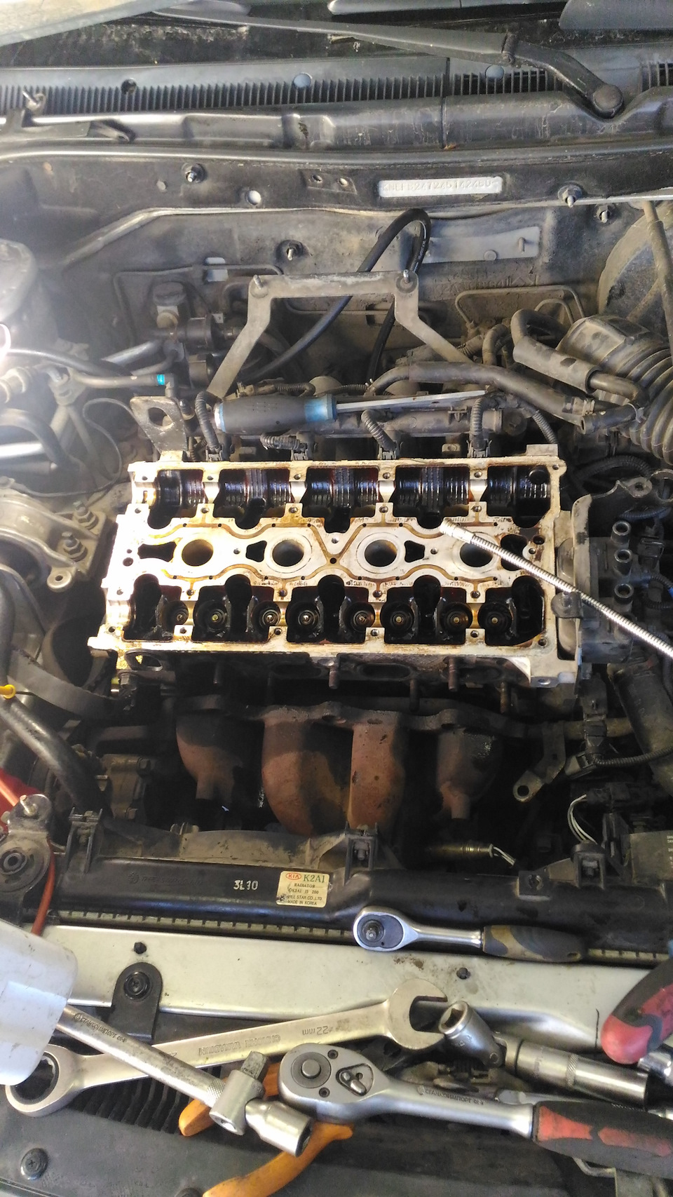 хочю победить дизельный звук — KIA Shuma II, 1,6 л, 2004 года | своими ...