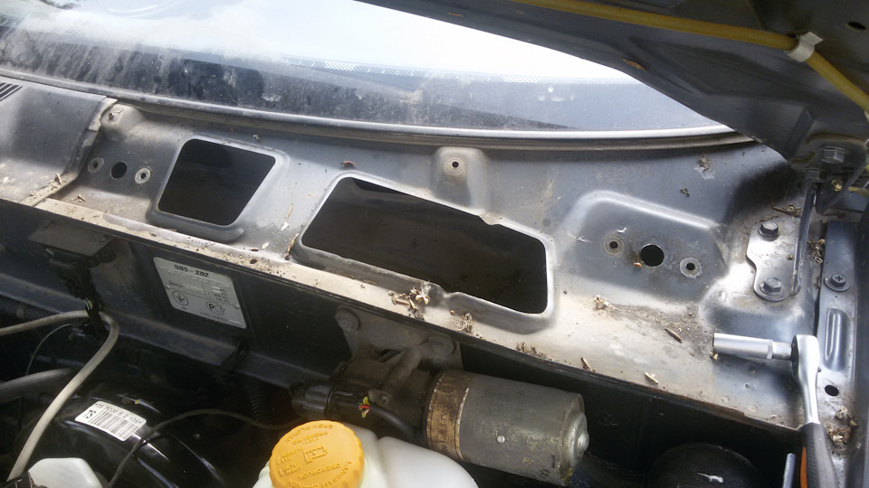 Устранение скрипа трапеции дворников — Chevrolet Lanos, 1,5 л., 2007 ...