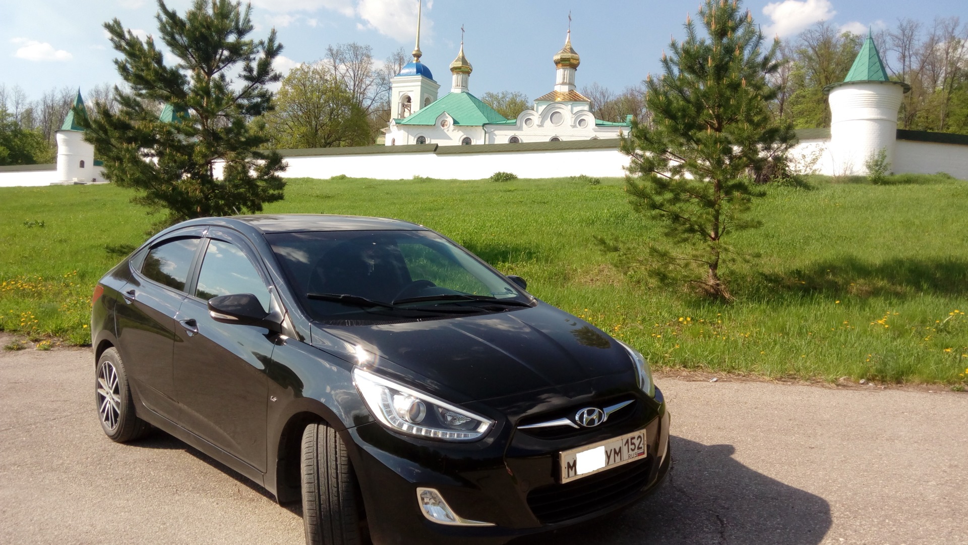 Hyundai Solaris 1.6 бензиновый 2013 | Черный черный Продан на DRIVE2