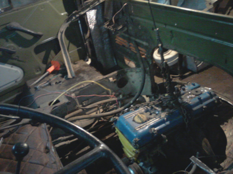 Замена 417 на 406 дв. — УАЗ 3909, 2,4 л., 1994 года | тюнинг | DRIVE2