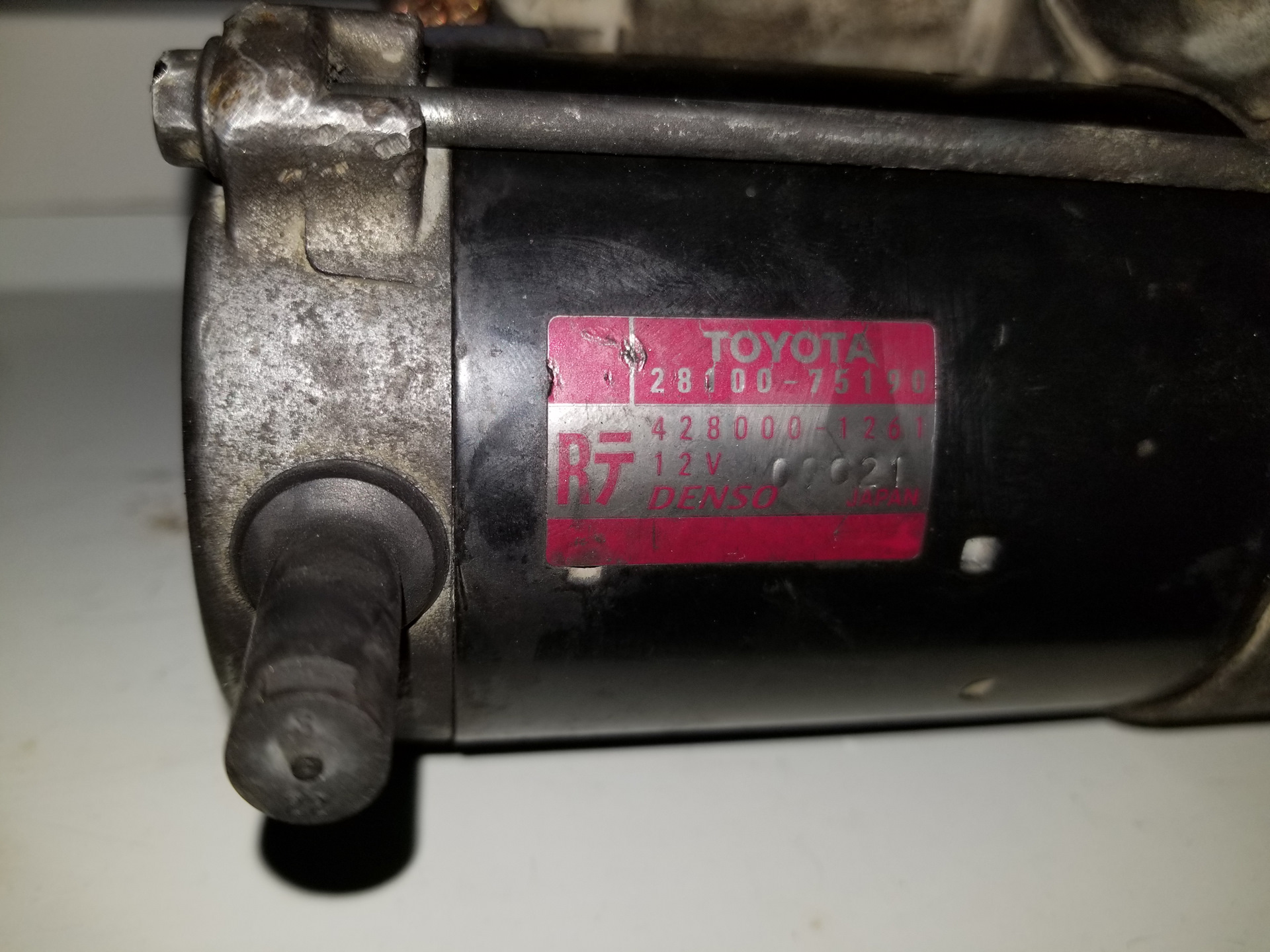 Философское, о ремонте машины. СНЯТИЕ СТАРТЕРА - Toyota Land Cruiser Prado 90-se