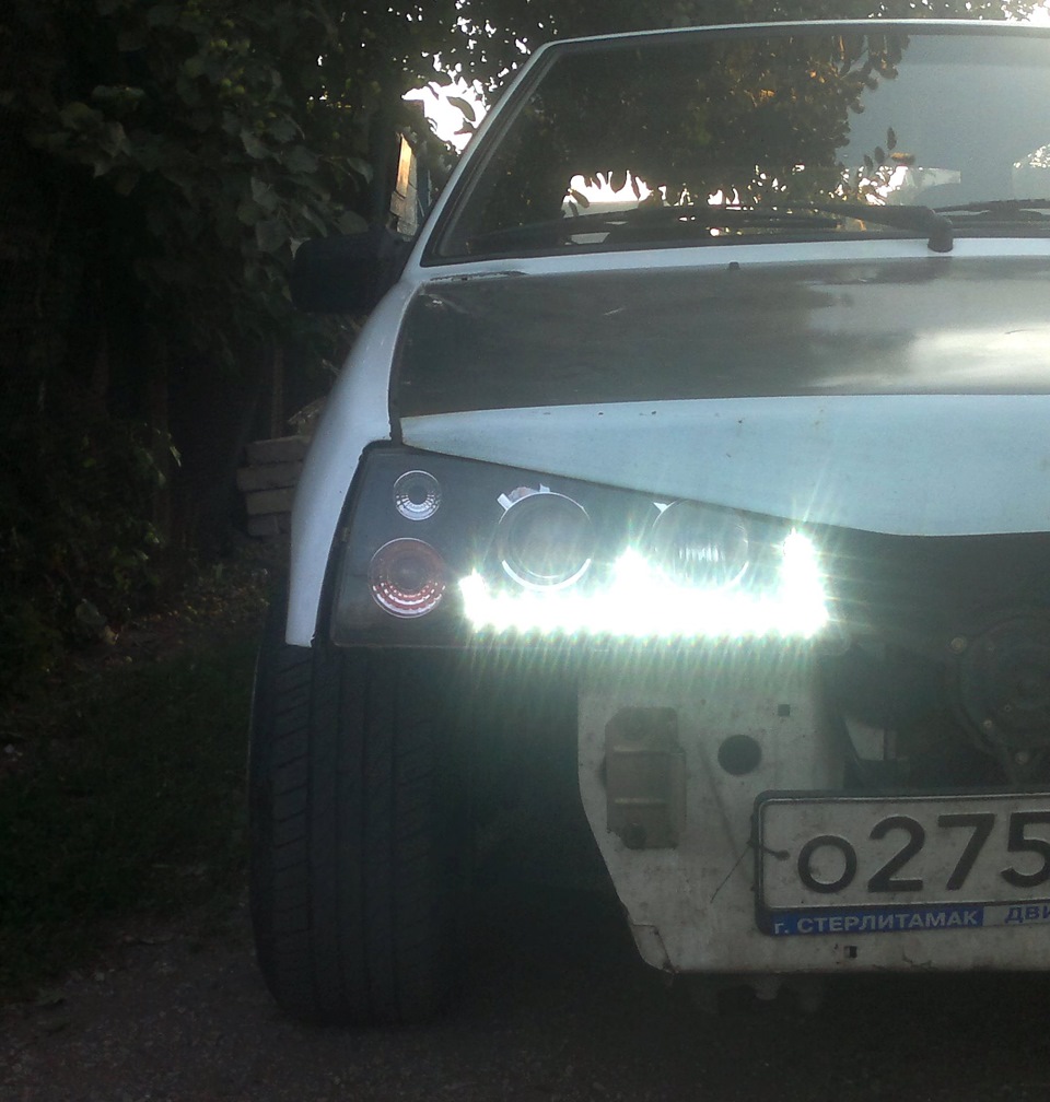 "Щадящее" подключение "Ангельских глазок" — LADA 21083, 1,5 л., 2007 ...