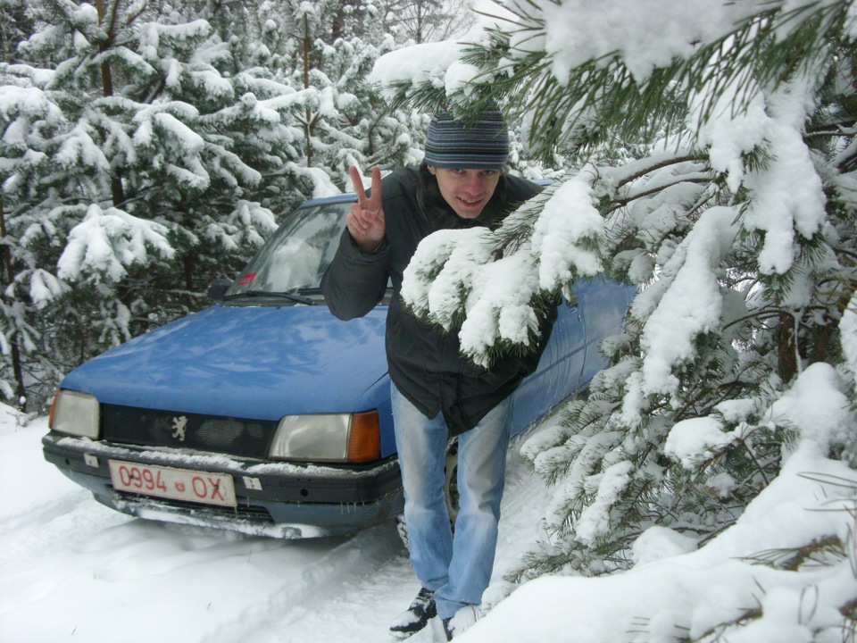 немного фото после хорошего снега) — Peugeot 205, 1,4 л, 1984 года ...