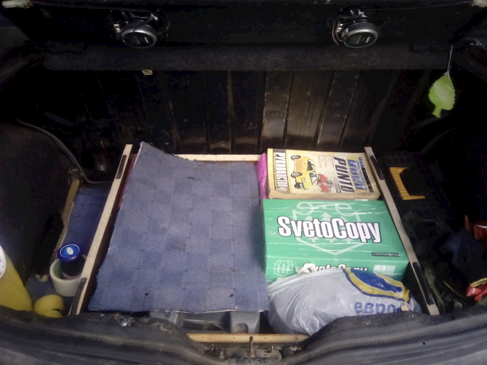 Фальшпол в багажнике — FIAT Punto II, 1,2 л, 2000 года | стайлинг | DRIVE2