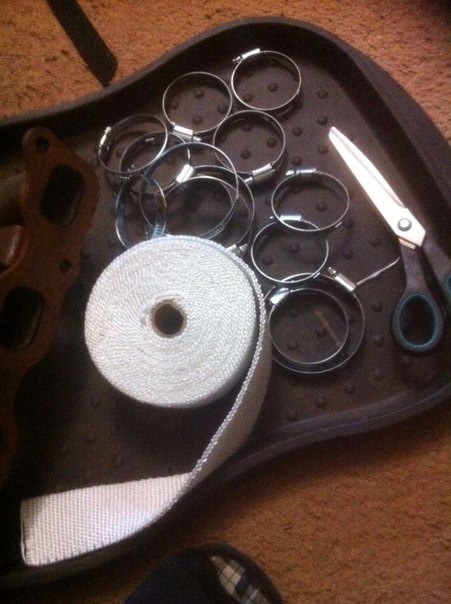 Приобретение и обмотка паука 4-1. Подготовка к тюнингу выхлопа ...