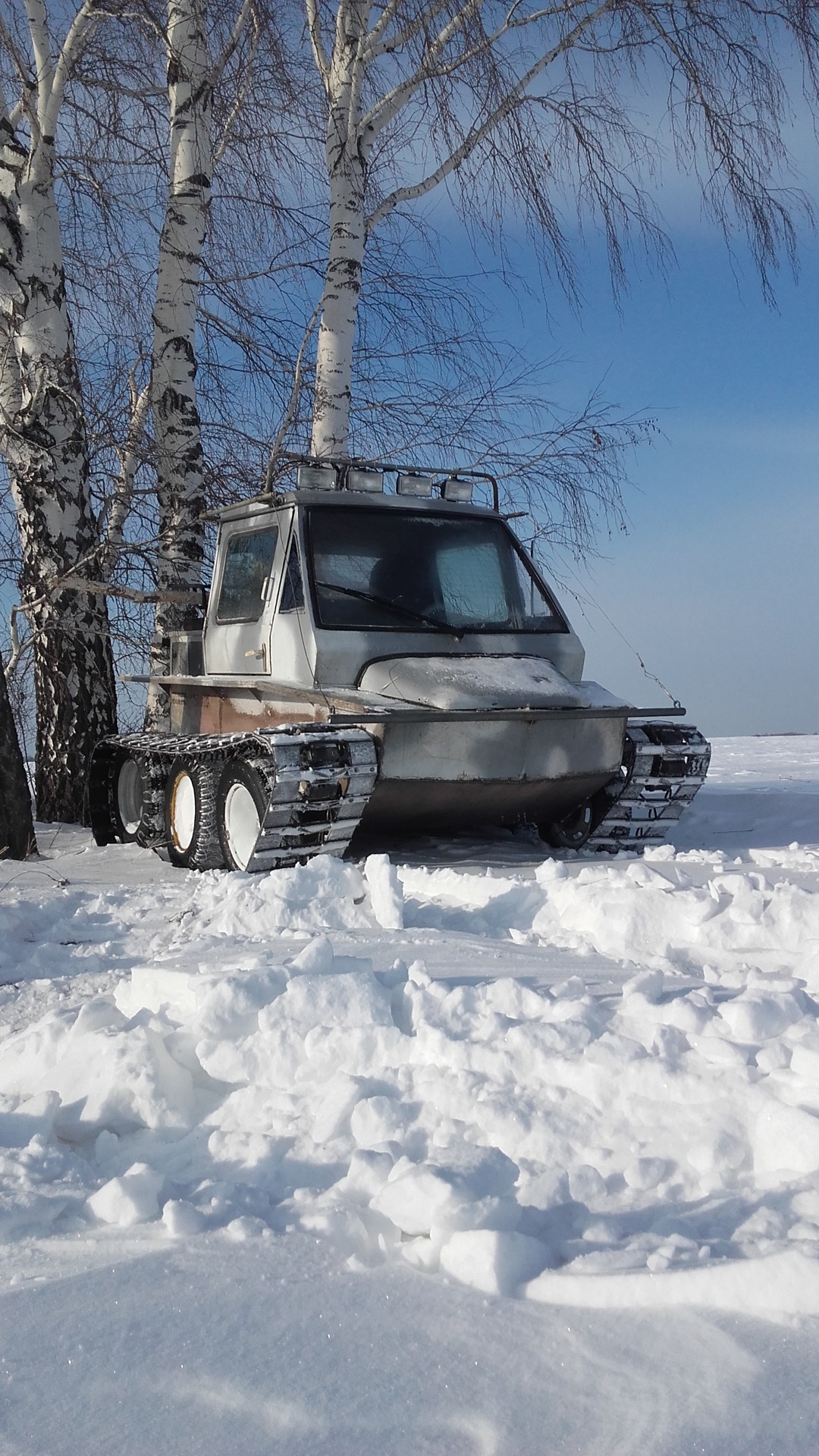 Гусеничный вездеход лайка