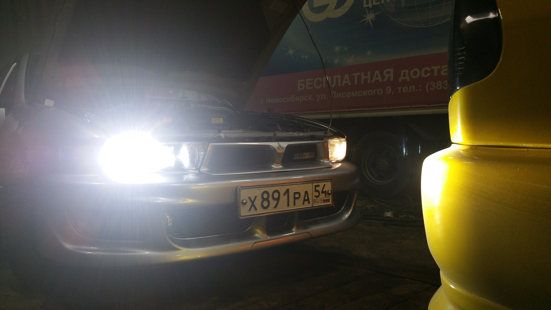 LED спереди и сзади — Mitsubishi Galant (8G), 2 л, 2005 года | другое |  DRIVE2