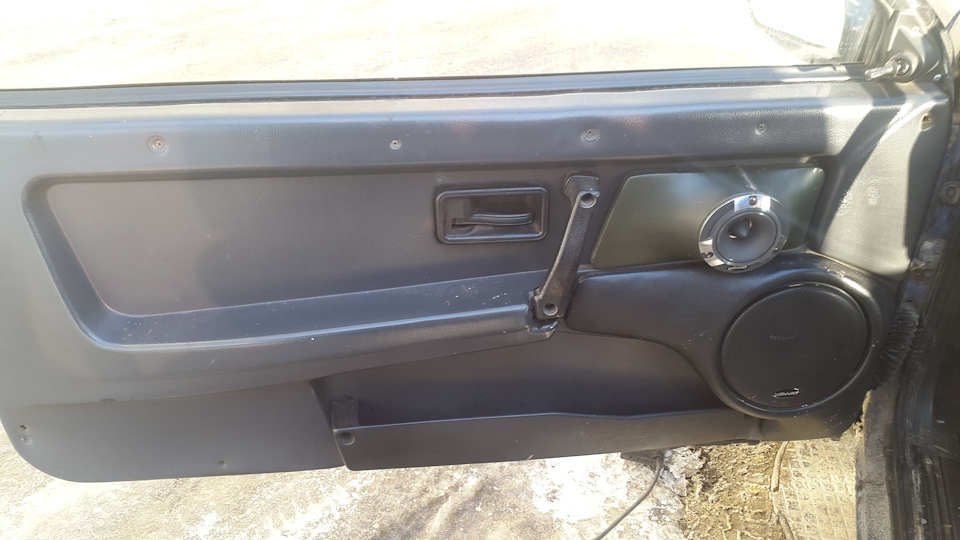 Подиумы под эстраду, переделка обшивки (дверных карт) 2108 (ч1) — Lada ...