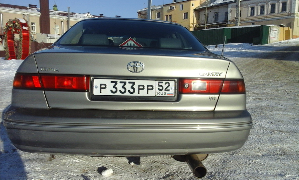 Замена ГРЗ — Toyota Camry (XV20), 3 л, 1996 года | налоги и пошлины ...