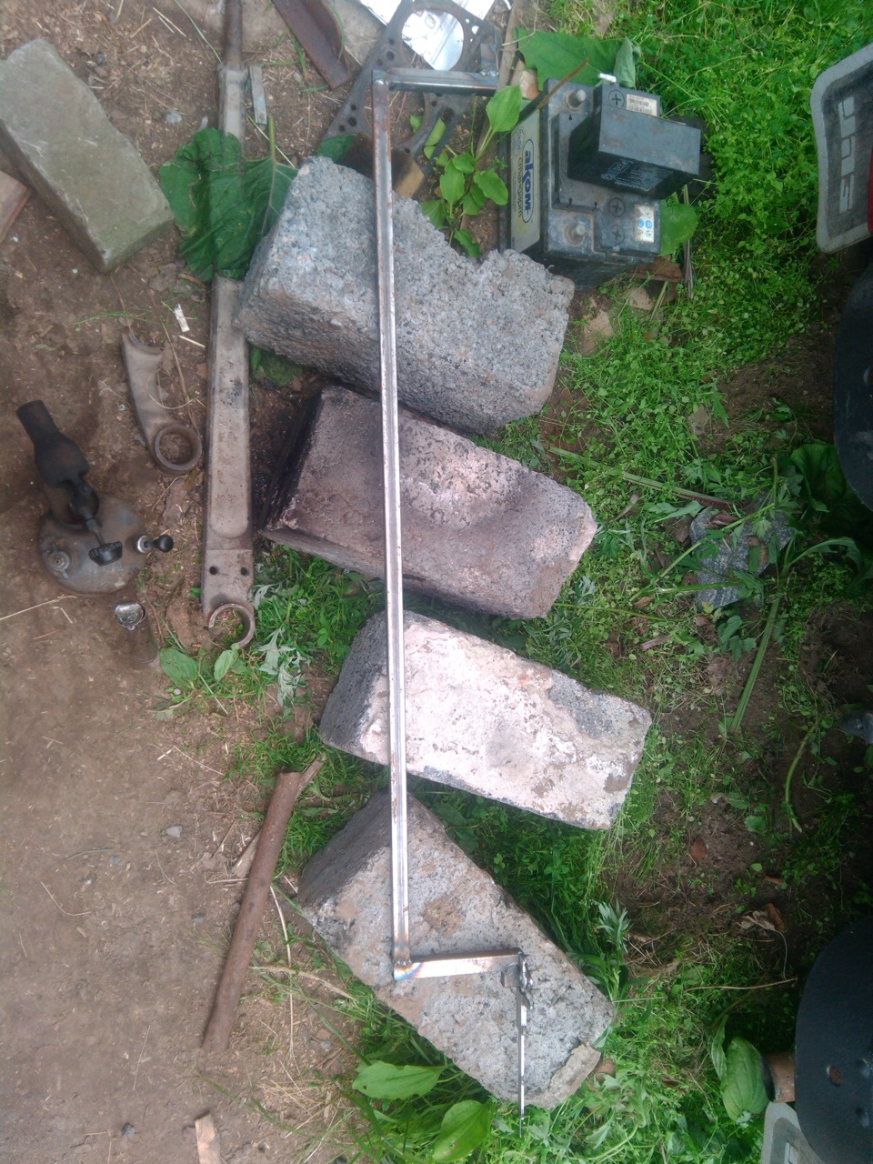 Приспособа для регулировки схождения — УАЗ Patriot, 2,7 л, 2011 года ...