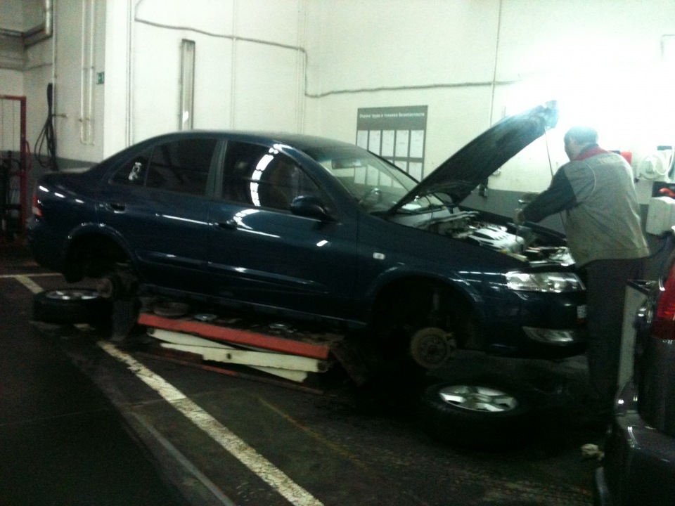 ТО-3 в Автомир-Ниссан — Nissan Almera Classic (B10), 1,6 л, 2008 года ...