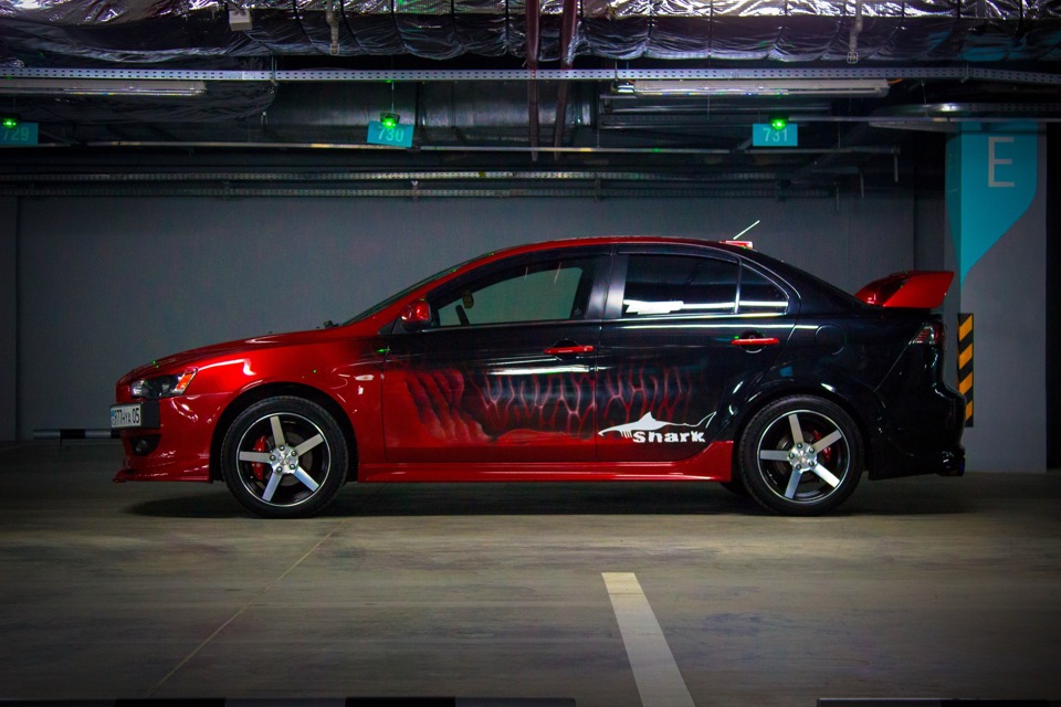 Mitsubishi Lancer 10 Кровавый винил