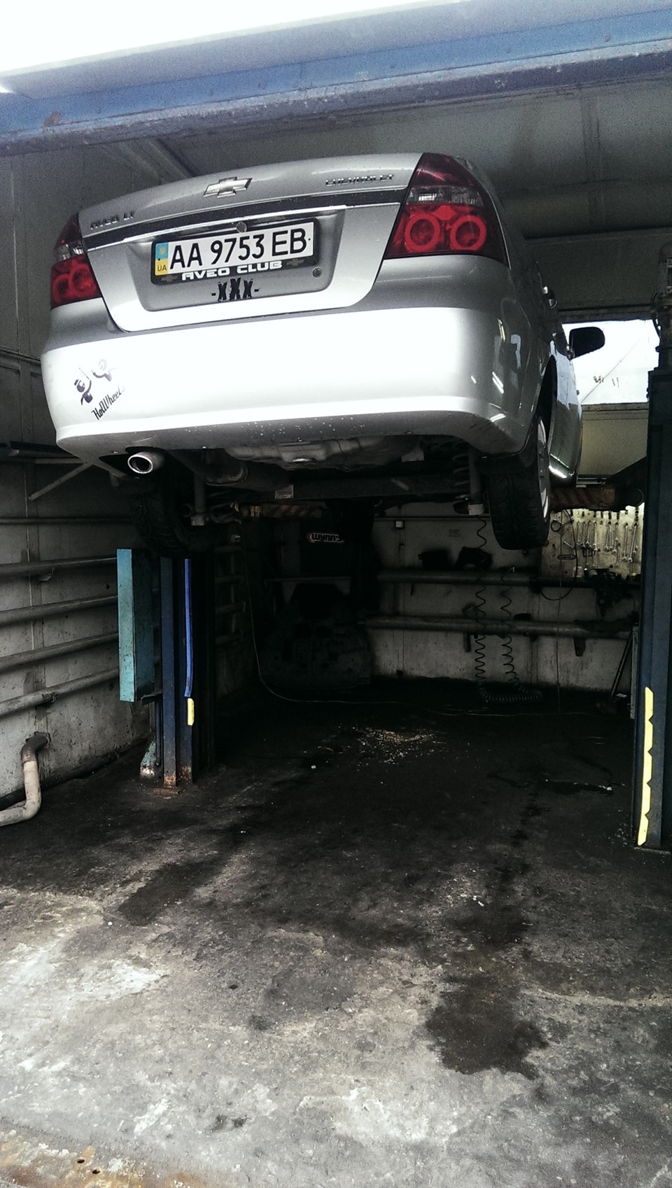 Замена роликов ГРМ и помпы — Chevrolet Aveo Sedan (1G), 1,6 л, 2007 ...