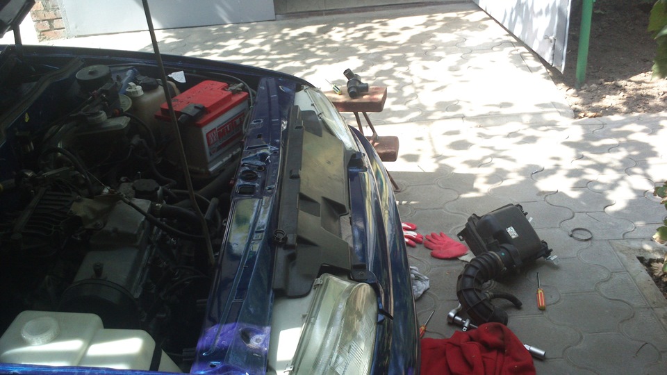 Замена: свечей, термостата и тосола — LADA 2114, 1,6 л., 2007 года ...