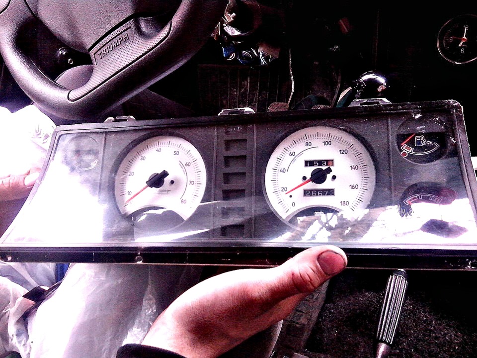 Приборная доска(стрелки) — Lada 2107, 1,5 л, 1986 года | тюнинг | DRIVE2