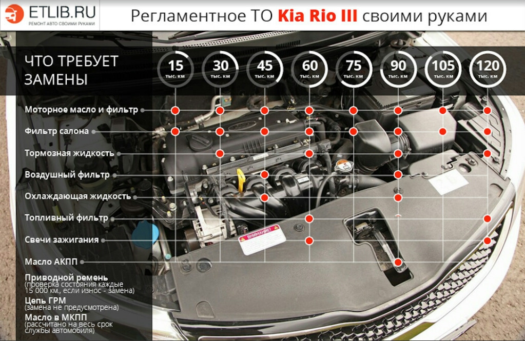 Как правильно заменить киа рио