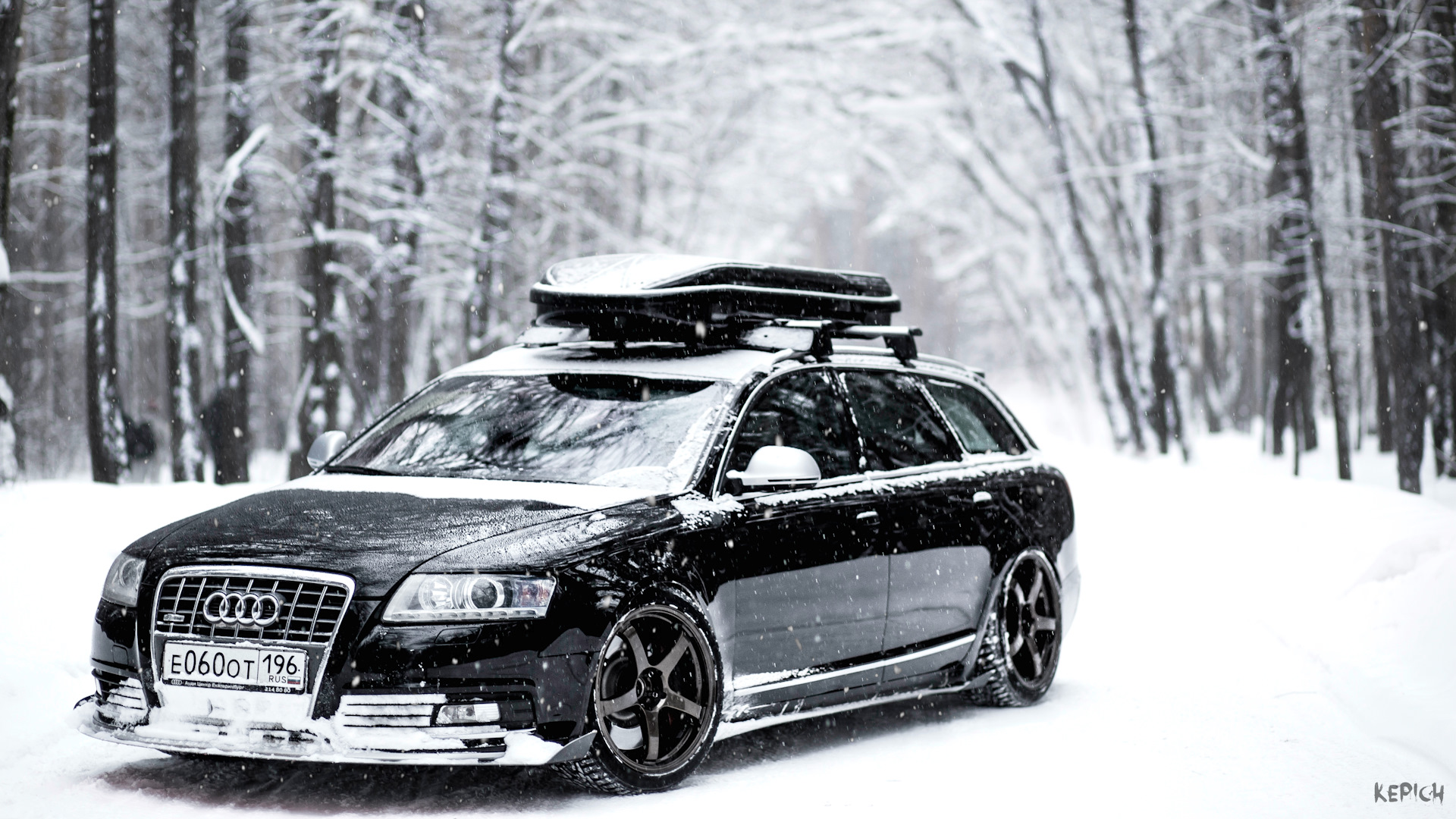 Audi a4 зима