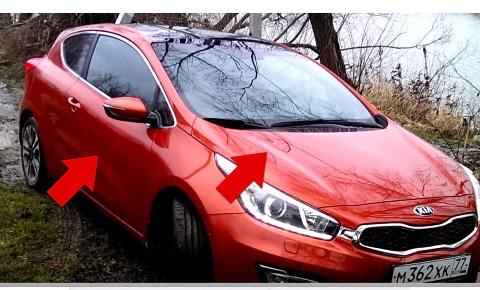 Кто поможет обтянуть пленкой машину ? — KIA Pro_Ceed (2G), 1,6 л, 2013 ...