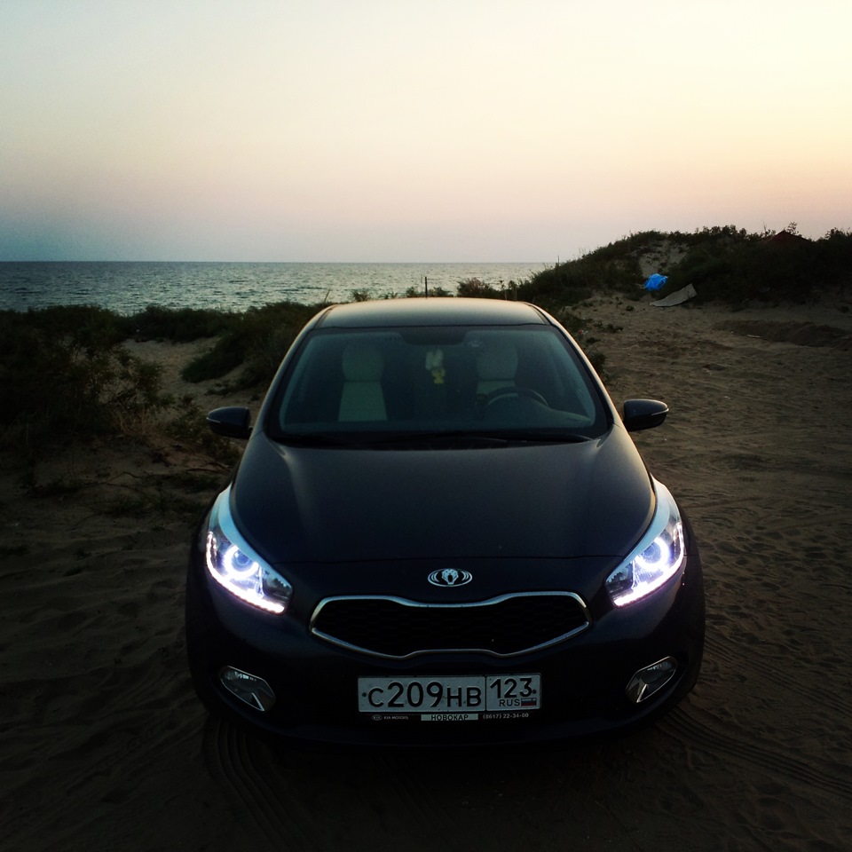 Kia Ceed вид сверху