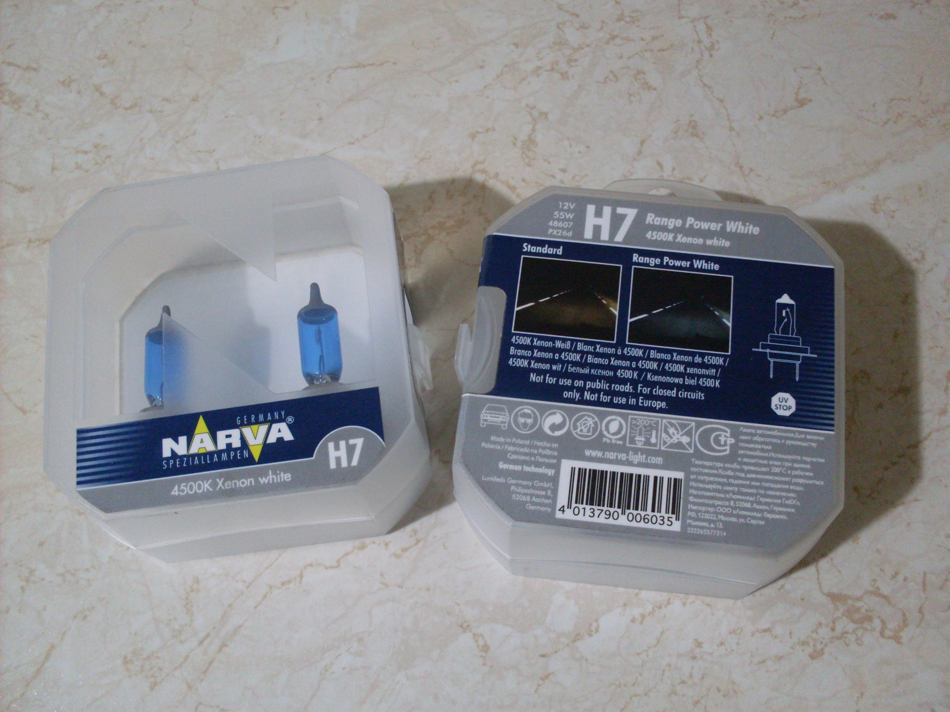 Narva h7 power white