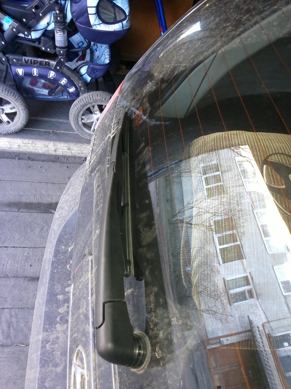 моднЯвый задний дворник — Hyundai Getz, 1,4 л., 2008 года | стайлинг ...