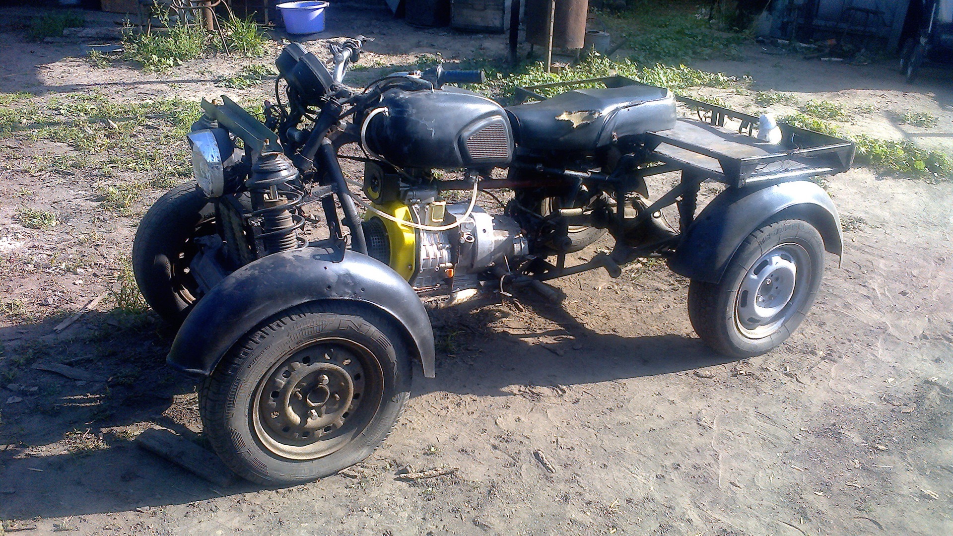 Самодельный квадроцикл на базе мотоцикла Днепр МТ-10