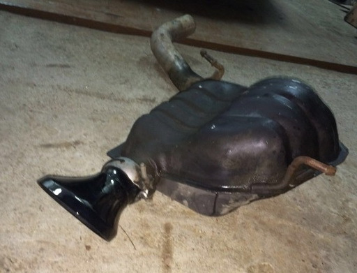 Заслонка в выхлопной — Jeep Grand Cherokee SRT-8 (WK2), 6,4 л, 2013 ...